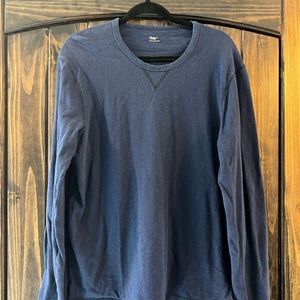 Mens Large Gap Shirt Navy Blue